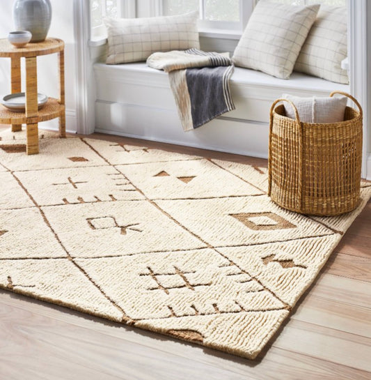 Claybourne 5'x7' Rug Jute/Ivory Wool Threshold/Studio McGee