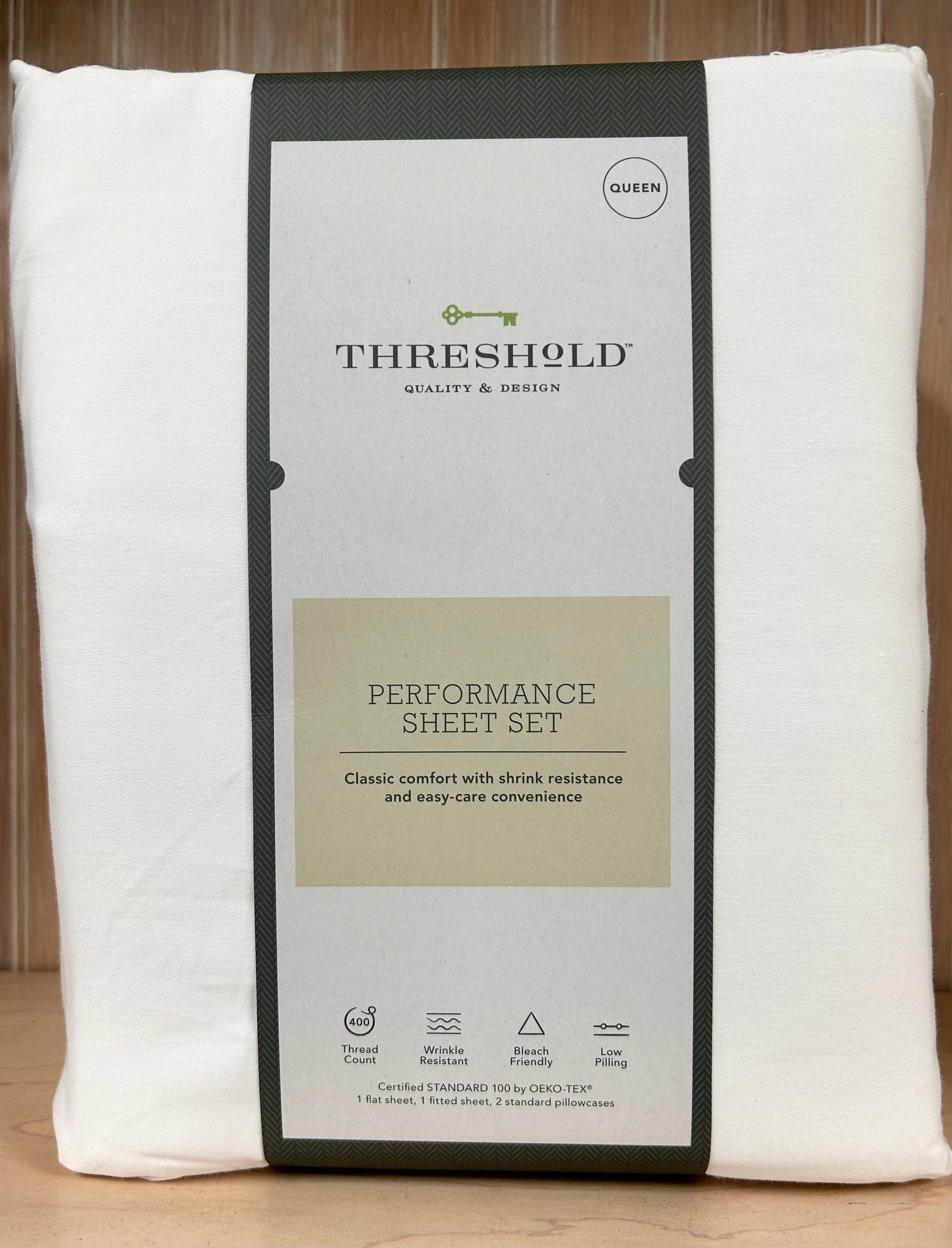 Threshold Performance Sheet Set Queen outlet Bundle